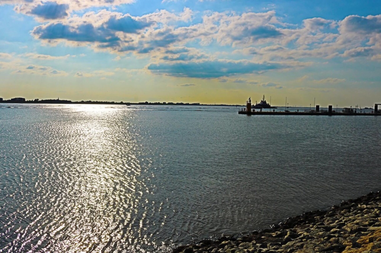 Seafront in Bremerhaven, northern Germany