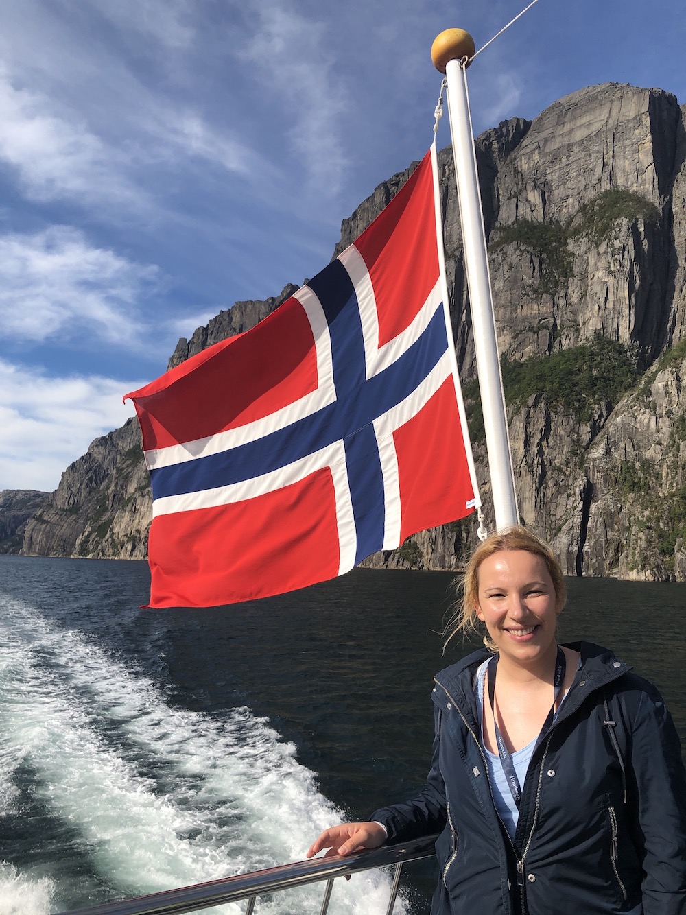 Tour Guide Sonja Irani in Norway