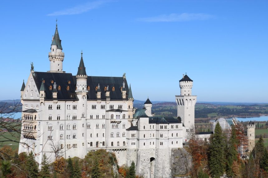 Neuschwanstein Castle in Bavaria, Germany