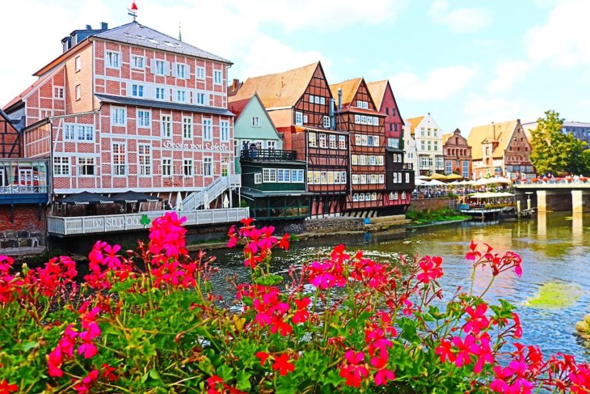 A summer's day in Lüneburg, northwest Germany