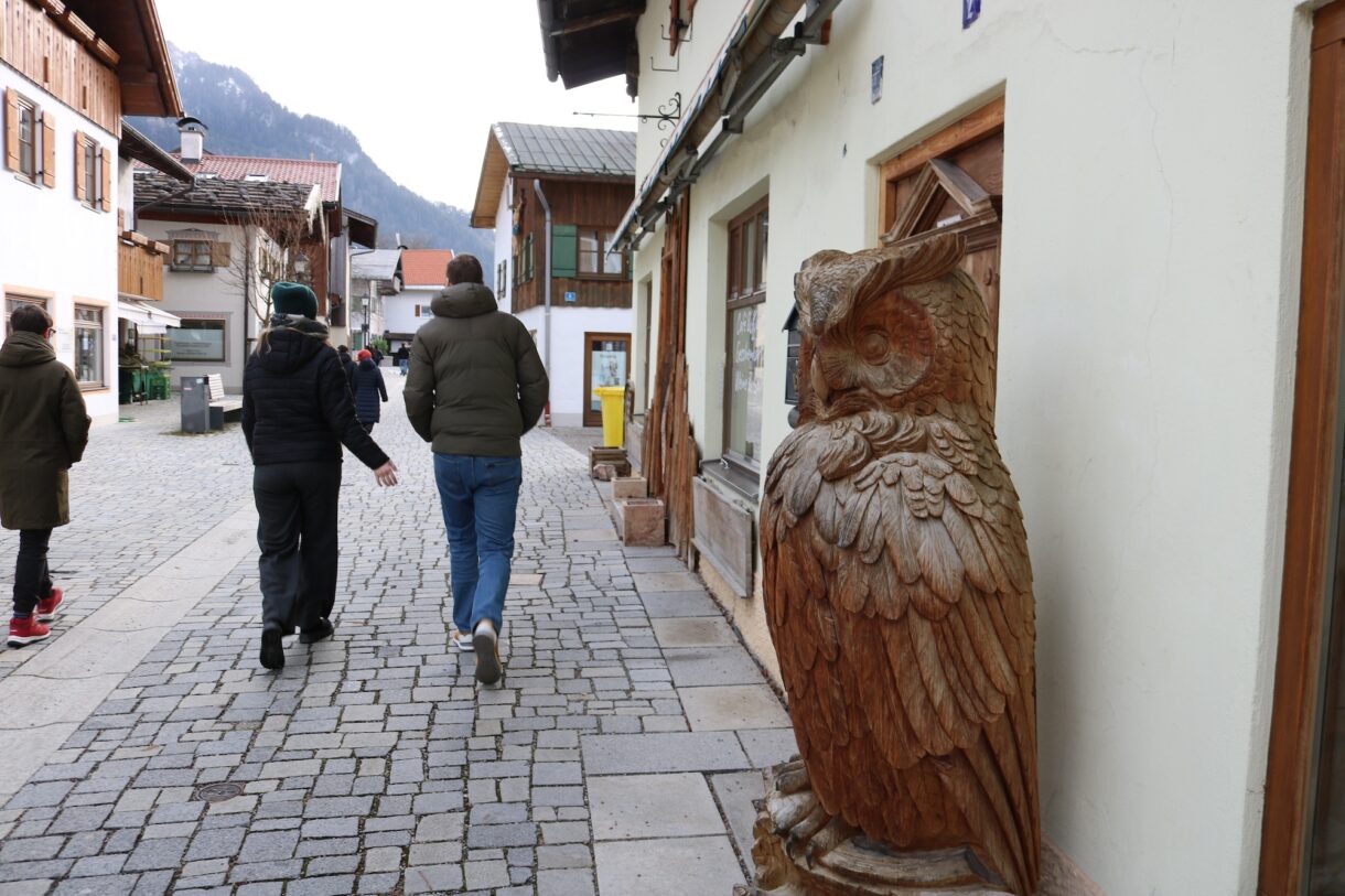 Wood carvings in Oberammergau, Bavaria