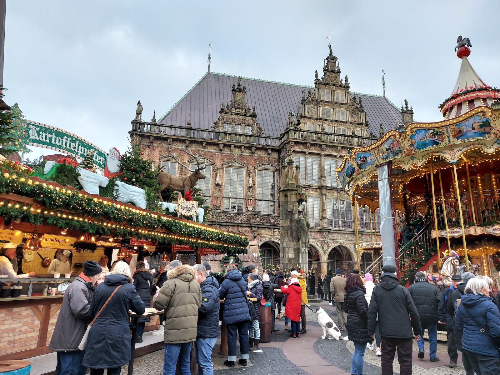 Bremen Christmas market by day