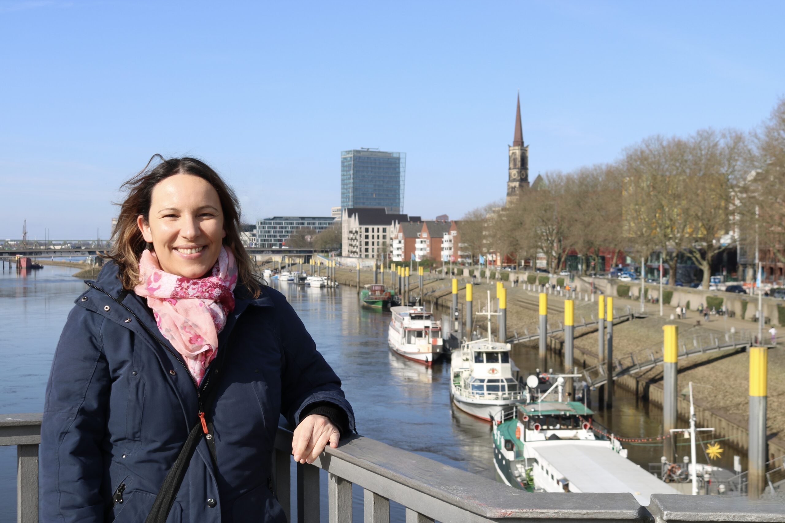 Ancestry-inspired Tour Guide Sonja Irani in Bremen